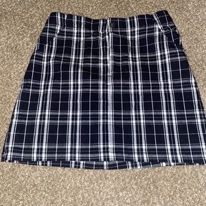 Hollister plaid skirt